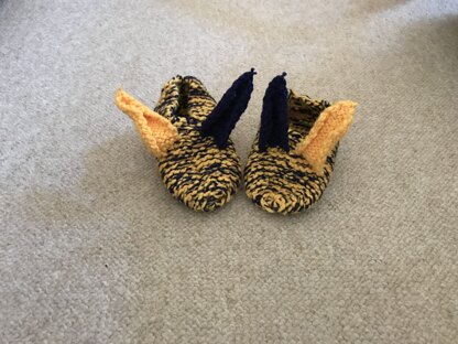 West Virginia Bunny Slippers