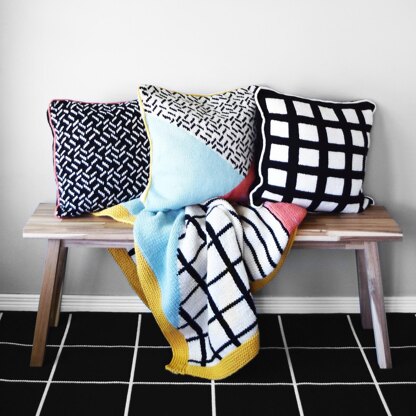 Great Grid Knit Pillow