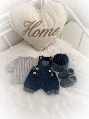 Dandelion Dungaree 4 piece set