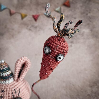 Creepy Bunny with Carrot