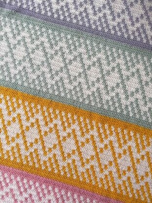 Mosaic Diamond Blanket