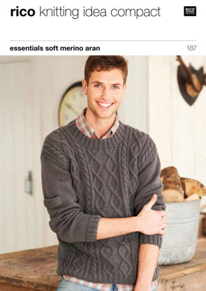 Essentials Soft Merino Aran - Brick Red (Disc) - Pom Maker