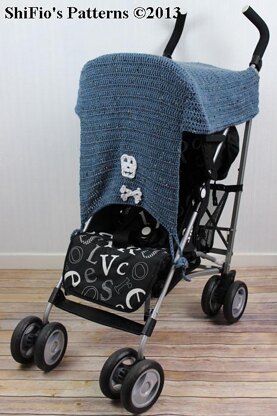 259-Stroller Sunshade Crochet Pattern #259