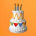 Let's Party Birthday Cake