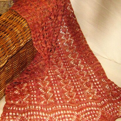 Chinoise Wrap - knitting pattern
