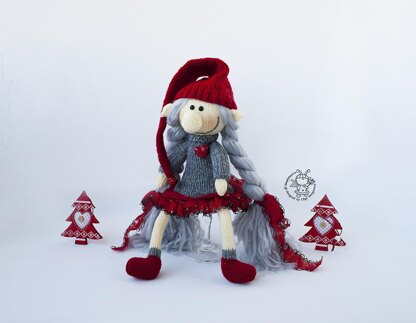 Christmas girl  elf doll