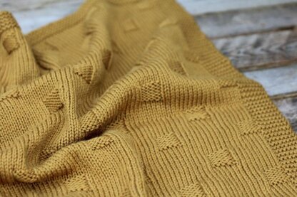 Bryn Knit Blanket Worsted