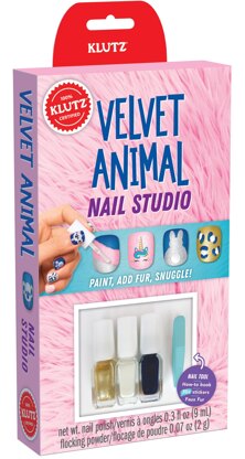 Klutz Mini Kits: Velvet Animal Nail Studio - 613781