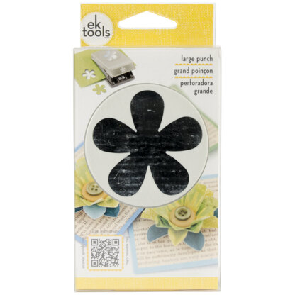 EK Success Large Punch - Retro Flower, 2"