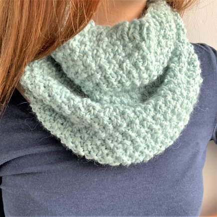 Glacier Blue cowl #3