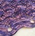 #152 Violet Zig Zag Shawl