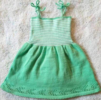 Strap baby dress