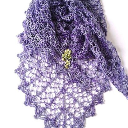 Lavender Path Shawl