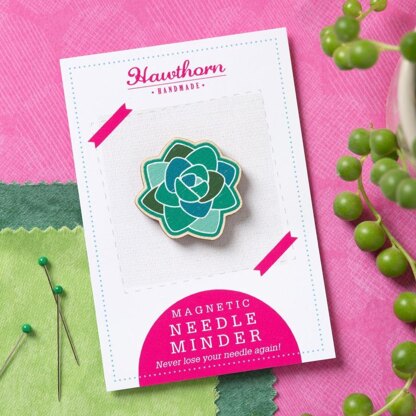 Hawthorn Handmade Succulent Magnetic Needle Minder