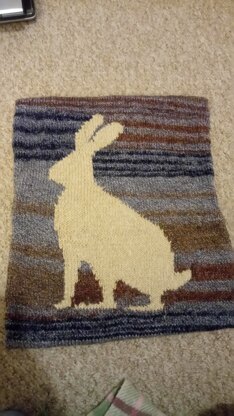 Harriet the hare cushion cover