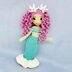 Amigurumi doll pattern, crochet doll pattern, crochet doll clothes, amigurumi Mermaid