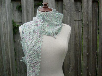 Ocean geometry scarf