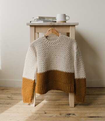 Fifty Below Pullover Crochet pattern by Janine Myska