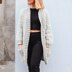 Chunky Wheat Petals Cardigan