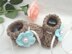 Lace Knitting Pattern Baby Hat and Baby Shoes