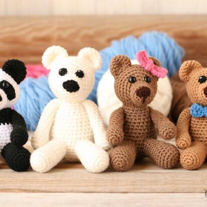 Small Animal Collection: Bears and Panda