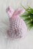 Crochet plush bunny pattern, amigurumi stuffed rabbit pattern