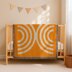 Beginner Retro Orange Blanket Botanical 70's Home Decor C2C Crochet PATTERN