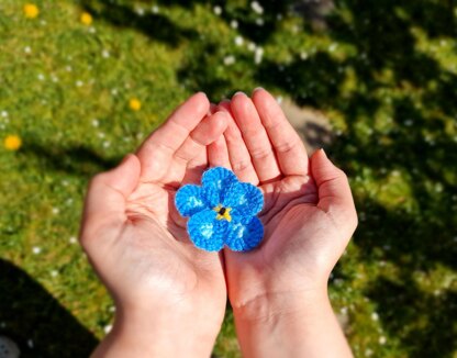 Springtime Flower Posy PDF Knitting Pattern Daffodil Forget-me-not Tulip Cosmos Bluebell