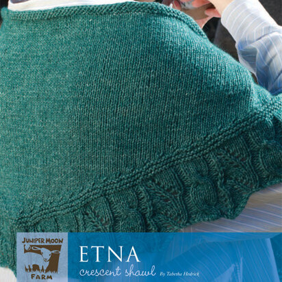 Etna Crescent Shawl in Juniper Moon Sabine - JMF10-02 - Downloadable PDF