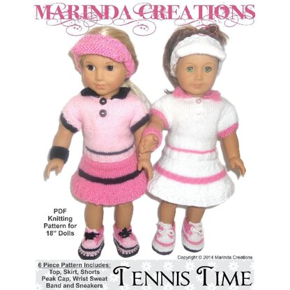 Tennis Time for AG and 18'' Dolls