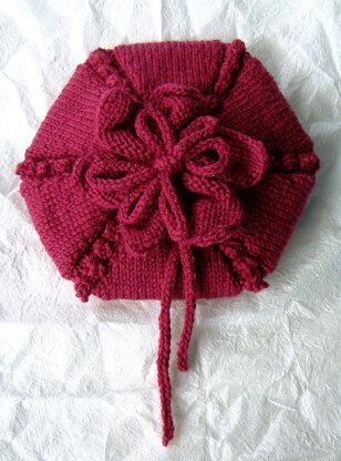 Flower beret and corsage