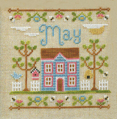 Country Cottage Needleworks May Cottage Chart - Leaflet