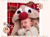 Prancer, Reindeer Hooded Baby Blanket, Baby First Christmas Knitted Gift