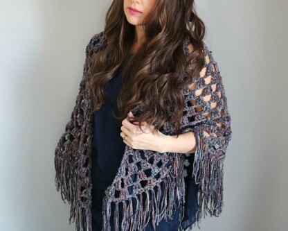 Shimmer Triangle Shawl