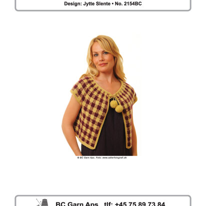 Check Bolero in BC Garn Semilla - 2154BC - Downloadable PDF