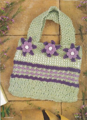 Flower and Texture Bag