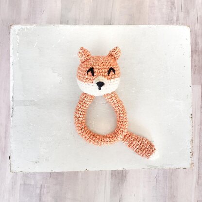Finley Fox Baby Rattle