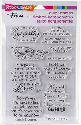 Stampendous Perfectly Clear Stamps - Sincere Sentiments
