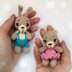 Bear and Bunny: girl and boy