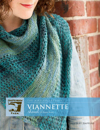 Viannette Shawl in Juniper Moon Findley Dappled - J24-03 - Downloadable PDF