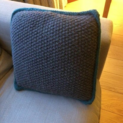 Moonstone Cushion in Rowan Pure Wool Worsted