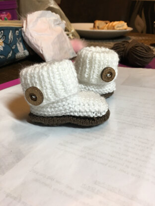 my grandsons 'coming home' booties