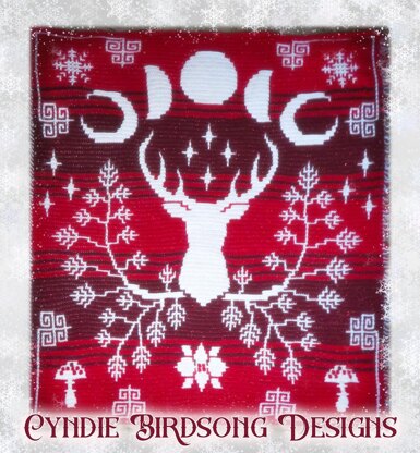 Winter Solstice Magic - overlay mosaic blanket