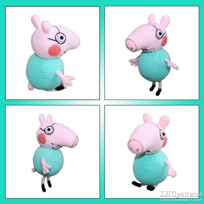 Daddy Pig Crochet Pattern