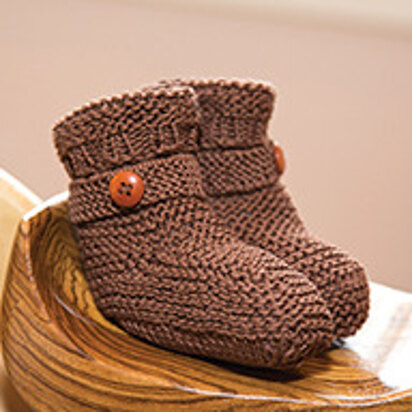 Buttoned-up Boots in Tahki Yarns Cotton Classic Lite