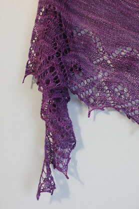 Pink Poppy Seed Shawl