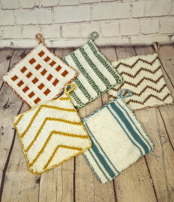 Vintage Potholder set