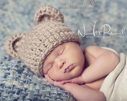 Baby Bear Hat Crochet Pattern 214