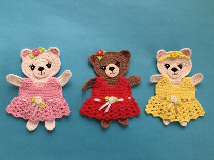 Teddy Bear with Dress and Accessories