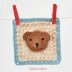 Vintage Style Teddy Bear Blanket